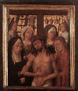 Man of Sorrows with Mary and John and Two Holy Women